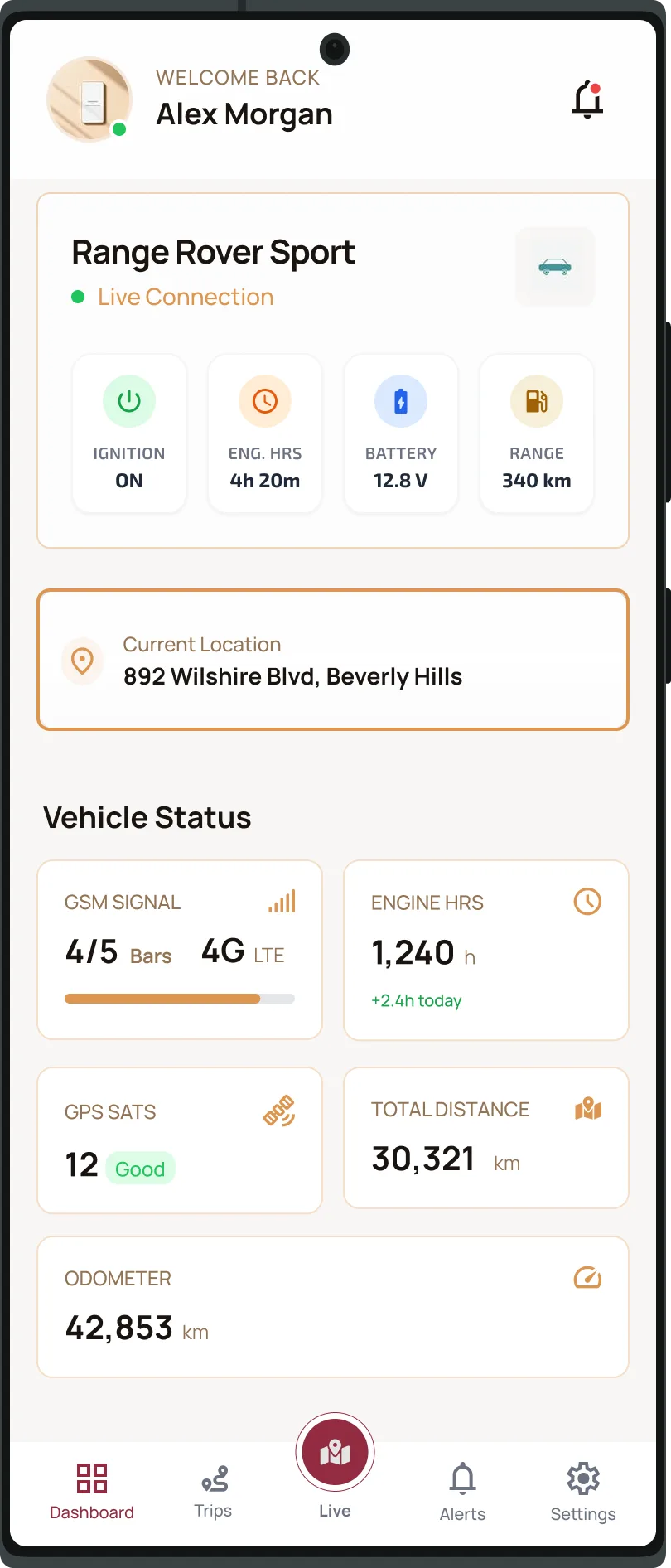 AivaFleet Vehicle app preview
